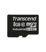 Transcend 8GB microSDHC (Class 10) MLC průmyslová paměťová karta (bez adaptéru), 20MB/s R, 18MB/s W, tray