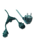 GEMBIRD Power 220V - napájecí kabel k PC s rozdvojkou Y - 2m
