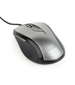Gembird Myš MUS-6B-01, černo-stříbrná, USB