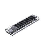 Gembird Externí box pro M.2 NVMe disky, USB 3.0, hliník a plast, černý