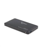 GEMBIRD Externí box pro 2.5" zařízení, USB 3.0, SATA, černý