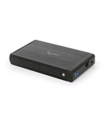 GEMBIRD Externí box pro 3.5" zařízení, USB 3.0, SATA, černý