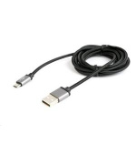 GEMBIRD CABLEXPERT kabel USB A Male/Micro USB Male 2.0, 1,8m, opletený, černý, blister