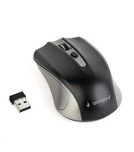 Gembird Myš MUSW-4B-04-GB, šedo-černá, bezdrátová, USB nano receiver