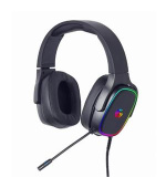 Gembird Sluchátka s mik GHS-SANPO-S300, gaming, USB 7.1, RGB LED