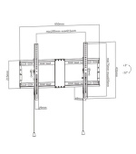 GEMBIRD Držák TV WM-80T-01, 37"-80" (70kg), náklopný