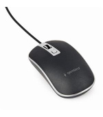Gembird Myš MUS-4B-06, USB, černo-stříbrná