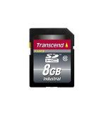 Transcend 8GB SDHC průmyslová paměťová karta, Class 10