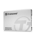TRANSCEND SSD230S 128GB SSD disk 2.5'' SATA III, 3D TLC, Aluminium casing, 560MB/s R, 380MB/s W, stříbrný