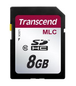 Transcend 8GB SDHC (Class 10) MLC průmyslová paměťová karta (bez adaptéru], 20MB/s R, 16MB/s W