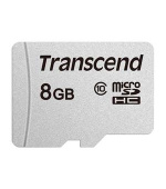 Transcend 8GB microSDHC 300S (Class 10) paměťová karta (bez adaptéru)