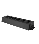 Transcend TS-DPD6N dokovací stanice pro osobní kameru DrivePro Body 30/60, 6 portů, USB 3.0, 1x LAN, 1x WAN, černá