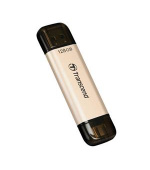Transcend 128GB JetFlash 930C, USB-C/USB 3.2 (Gen 1) duální flash disk, 420MB/s R, 400MB/s W, zlatý
