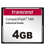 Transcend 4GB INDUSTRIAL TEMP CF180I CF CARD, (MLC) paměťová karta (SLC mode), 85MB/s R, 70MB/s W
