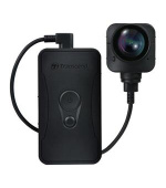 Transcend DrivePro Body 70 osobní kamera, 2K QHD 1440p, 64GB interní paměť, GPS, Wi-Fi, Bluetooth, USB 2.0, IP68, černá