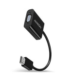 AXAGON RVH-VGAN, HDMI -> VGA AKTIVNÍ redukce / adaptér, FullHD, audio výstup, micro USB nap. konektor