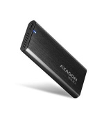 AXAGON EEM2-SBC Superspeed+ USB-C - M.2 SATA SSD, externí kovový box pro M.2 SATA SSD disky, bezšroubkový