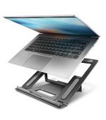 AXAGON STND-L, hliníkový stojan pro notebooky velikosti 10" - 16", čtyři nastavitelné pozice