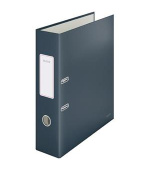 LEITZ Pákový pořadač 180°  Cosy hebký A4 80 mm sametová šedá