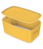 LEITZ Úložný box s víkem  MyBox Cosy, velikost S, teplá žlutá