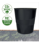 LEITZ Ekologický odpadkový koš  RECYCLE 15l, černý