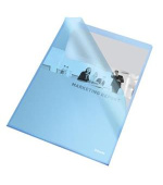 Esselte desky L Standard A4, OP, 115 mic, sáček 25 ks, modrá