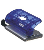 Rapid  Mini děrovačka Rapid FC5, 10 listů, průhledná modrá, blistr