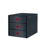 LEITZ Zásuvkový box  Click&Store COSY, 3 zásuvky, sametově šedá