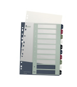 LEITZ Rejstříky  Style - popisovatelné na PC, A4+ MAXI 1-10