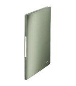 LEITZ Katalogová kniha  STYLE, 20 kapes, zelenkavá