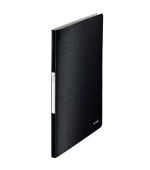 LEITZ Katalogová kniha  STYLE, 20 kapes, saténově černá