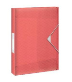 NOBO Box na dokumenty Esselte Colour'Breeze, 40mm, korálová