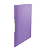 Esselte katalogová kniha měkká Colour'Breeze, 40 kapes, levandulová