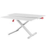 LEITZ Ergonomický pracovní stůl pro práci v sedě/ve stoje s výsuvnou zásuvkou na klávesnici  ERGO Cosy