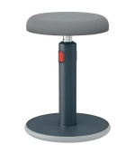 LEITZ Ergonomická balanční židle pro sezení/stání  ERGO Cosy Stool, sametově šedá