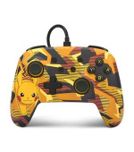PowerA Enhanced Wired Controller for Nintendo Switch - Camo Storm Pikachu