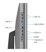 BenQ LCD EX480UZ MOBIUZ 48" OLED/3840 × 2160/120Hz/0,1ms/DP/2xHDMI/4xUSB/USB-C/vesa/repro/low blue light