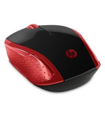 HP myš 200 bezdrátová červená