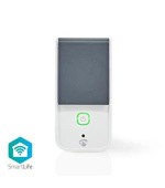 Nedis WIFIPO120EWT - SmartLife Chytrá Zásuvka | Wi-Fi | IP44 | Měřič spotřeby | 3680 W | Francie / Typ E (CEE 7/6) | -30 - 40 °C |
