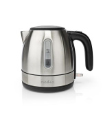Nedis KAWK300EAL - Rychlovarná konvice | 1.0 l | Nerezová Ocel | Hliník | Otočný o 360 stupňů | Skryté topné těleso | Řadič Strix®