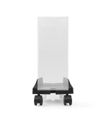 Nedis CSTD101BK - Stojan pro PC | Full Motion / nastavitelná šířka | 14.5 - 24.2 cm | 20 kg | Plast / Kov | Černá