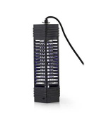 Nedis INKI110CBK6 - Elektrický Lapač Hmyzu | 6 W | Typ žárovky: F6T5 / BL | Efektivní rozsah: 50 m2 | Černá