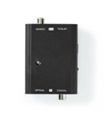 Nedis ACON2507BK - 2cestný | Vstupní konektor: 1x S / PDIF (RCA) Zásuvka / 1x TosLink Zásuvka | Výstupní konektor: 1x S /