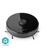Nedis WIFIVCL001CBK- Robotický Vysavač | Laserová navigace | Wi-Fi | Kapacita Sběrné Nádrže: 0.6 l