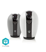 Nedis WIFICI21CGY SmartLife Vnitřní Kamera | Wi-Fi | Full HD 1080p | Náklon | Se snímačem pohybu | Noční vidění | Bílá / Šedá
