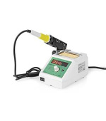 Nedis SOIR48DI - Pájecí stanice digitální 160 - 480 °C | 48 W | 1.20 m | Bílá