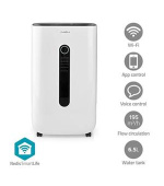 Nedis DEHU20WTW - Odvlhčovač SmartLife| 20 L | Odvlhčování / Průběžné / Sušení prádla / Ventilace |195 m?/h