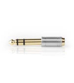 Nedis CAGC23930ME-  Stereo Audio Adaptér| Muž 6,35 mm | 3,5 mm Zásuvka | Pozlacené | Přímý | Kov | Stříbrná | 1 ks