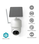 Nedis SIMCBO50WT - SmartLife Venkovní Kamera| 4G | Náklon | Full HD 1080p | IP65| Noční vidění | Bílá
