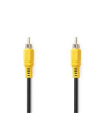 Nedis CVGL24100BK20 - Kompozitní Video kabel | RCA Zástrčka - RCA Zástrčka | 2 m | Černá